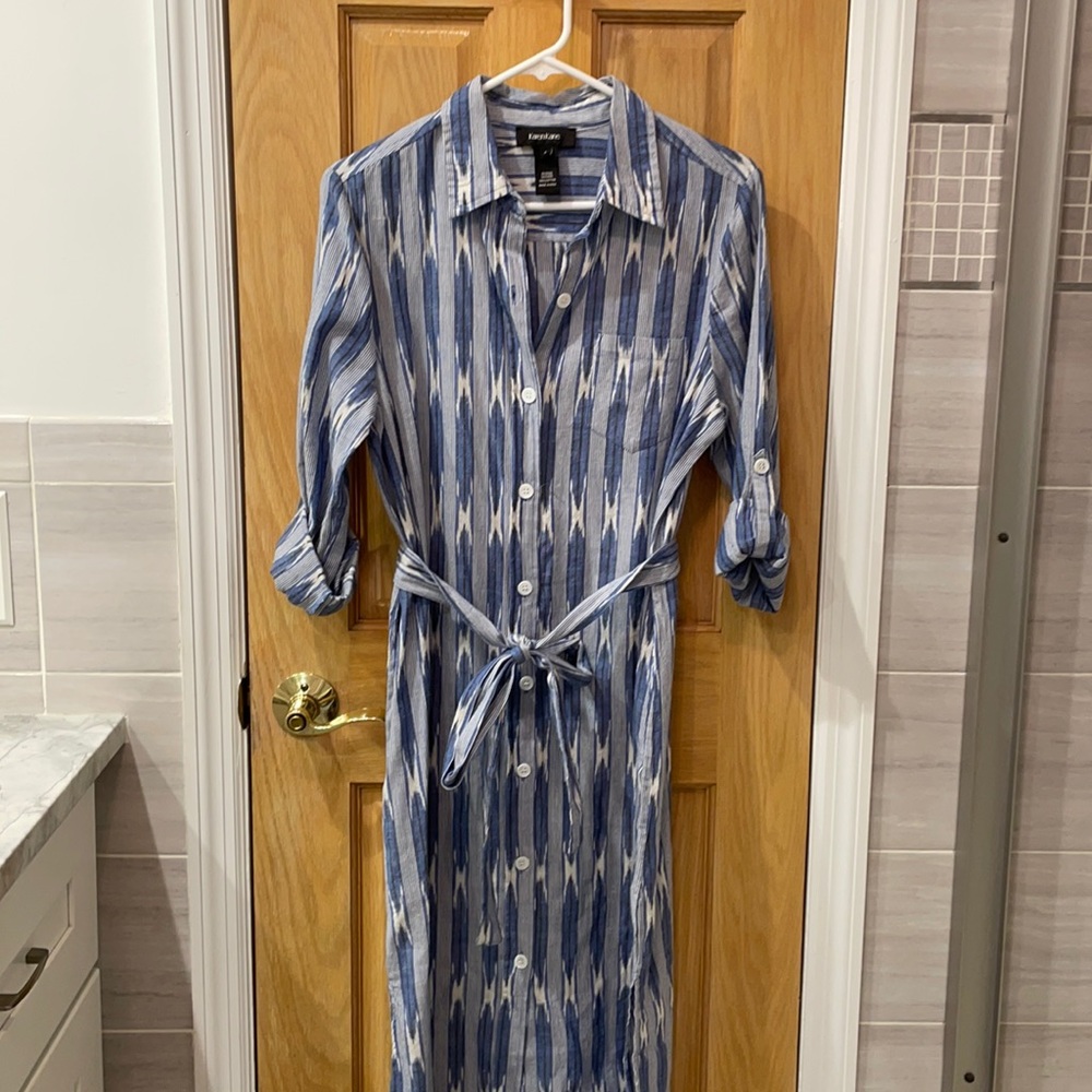 Karen Kane Long Sleeve Shirt Dress